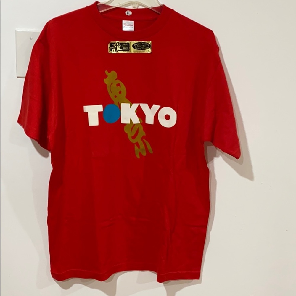 NWOT Printstar Tokyo Japan red shirt size: XL ✨